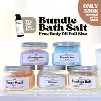 Gambar BUNDLE BATH SALT FREE BODY OIL Teman Mandi | Garam Mandi Minyak Badan Paket Hemat dari Teman Mandi ID undefined 1 Tokopedia