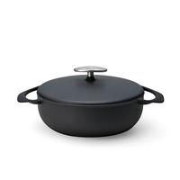 Gambar Casserole Pot UNILLOY Casserole Shallow Matt Black - 24cm dari Upscale Living undefined 1 Tokopedia