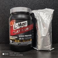 Gambar Termurah L-Men Lmen Platinum 400 Gram Pack Whey Isolate Bpom Vanilla Caramel Best Quality Asli 100% Original dari jiwa strong undefined 1 Tokopedia