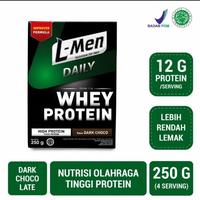 Gambar New L Men Daily Whey Protein Dark Choco 250Gr Suplemen Best Quality Asli 100% Original dari jiwa strong undefined 1 Tokopedia