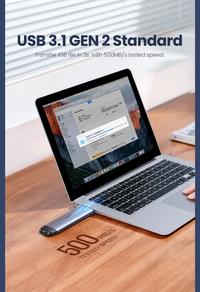 Gambar UGREEN Casing SSD M.2 Enclosure NVMe NGFF / SATA Slim Speed 5Gbps - 10903 / 70533 - 10903-NGFF+SATA dari CREATIVESTOREACC undefined 4 Tokopedia