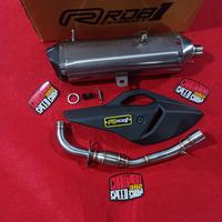 Gambar Knalpot Standar Racing ROB1 Silencer Oval Power Boom New NMAX Turbo Tech Max Neo S 2024 UP dari Champion Speed Shop 382 undefined 3 Tokopedia
