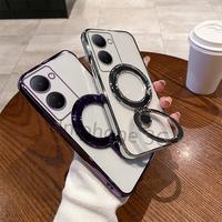 Gambar Case Vivo Y27s / Y27 5G / Y36 4G 5G Plating Ring Transparan Silicone Softcase Luxury Casing Color Phone Cover - y27s/y27 5g, Hitam dari K-Rose Official Store undefined 1 Tokopedia
