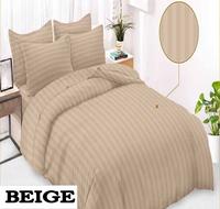 Gambar Sprei Hotel PREMIUM Katun Microsilk TENCEL Salur T40 Queen 160x200x40 cm dengan Sarung Bantal & Guling Besar Karet 4 Sisi Bahan Halus Tidak Luntur - Kopi dari GUDANG SPREII JAKARTA undefined 2 Tokopedia