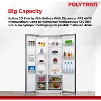Gambar POLYTRON Kulkas 2 Pintu Side By Side Inverter Kapasitas 450 Liter Silver PRS-455 S dari Gudang Royal_NEW undefined 2 Tokopedia
