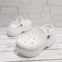 Gambar SANDAL CROCS BELLA PLATFORM CLOG - Putih, W5 dari Crocs Store Ind undefined 4 Tokopedia