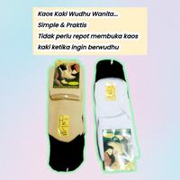 Gambar Kaos Kaki Wudhu tapak hitam wanita muslimah Panjang Sebetis / Kaus Kaki Perempuan All Size Spandeks - Cklt Tpk Hitam dari Busana Indah Bekasi undefined 1 Tokopedia