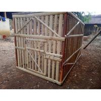 Gambar Kandang Umbaran Ayam Bangkok Bambu Lipat Rakitan Size 160 cmx80 Cm×80 cm dari HARTATI Online Store_NEW undefined 2 Tokopedia