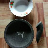Gambar cobek batu asli 24cm megelang dari nikartstone undefined 1 Tokopedia
