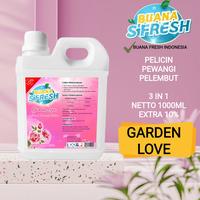 Gambar BUANA SFRESH PARFUM PEWANGI PELICIN SETRIKA & PELEMBUT PAKAIAN 3 IN 1 PARFUME SETRIKA 1 LITER +EXTRA 100ML - FLOWER FRESH dari BUANA INDONESIA undefined 3 Tokopedia