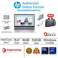 Gambar Hewlett Packard HP 15 fd1555TU fd1777TU ULTRA 7-155H 16GB 512GB W11+OHS 2021 - NON BUNDLE, BIRU/16GB dari Expocomp - HP Authorized undefined 1 Tokopedia