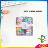 Gambar [COD] RB C1122 Karet Jepit Box Gift Set 4 Sekat Colorfull Aksesoris Rambut Anak Perempuan / Set Ikat Rambut Jepitan Karakter Anak Korea - BINTANG dari RB TOYS AND TECHNOLOGY undefined 4 Tokopedia