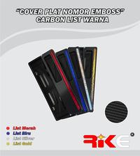Gambar DUDUKAN PLAT NOMOR MOTOR KARBON COVER PLAT NOMOR UNIVERSAL VARIO MIO SCOOPY BEAT NMAX PCX AEROX VIXION BYSON FU BISA COD KUALITAS IMPORT EMBOSSS - POLOS dari micaishop1508 undefined 4 Tokopedia
