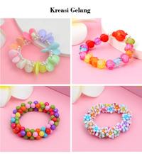 Gambar Kerajinan DIY Meronce Manik Manik Cincin Gelang Kalung Bando Dengan Kotak 1  Set Premium Motif Mutiara dari Kidzcare undefined 3 Tokopedia