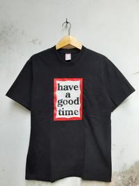 Gambar Kaos Have a Good Time HAGT warna Hitam Big Logo Red Frame Made in Korea T-Shirt dari PraiseForFuhrer ModelKit undefined 1 Tokopedia