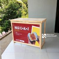 Gambar Meja Lipat Jualan Booth portable Meja Lipat Jualan Event Desk Gerobak Lipat Meja Jualan Murah dari samakayu_NEW undefined 2 Tokopedia