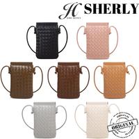 Gambar Tas HP selempang mini slingbag hp kartu simple motif anyam trendy original jims honey sherly - Black dari Jimshoneyshop undefined 1 Tokopedia