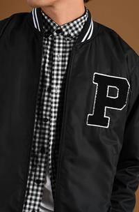 Gambar INSTAN JAKET PREPP STUDIO PREPPIES BOMBER JACKET BLACK LARIS - M dari JA OFFICIALL undefined 5 Tokopedia