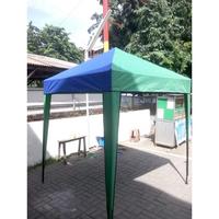 Gambar tenda jualan 1,5x1,5 bongkar pasang pkl event bazar lengkap 1set - Merah, 1,5x1,5 dari megatroniic undefined 5 Tokopedia