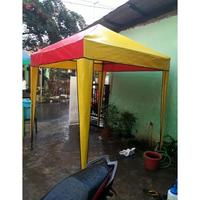 Gambar tenda jualan 1,5x1,5 bongkar pasang pkl event bazar lengkap 1set - Merah, 1,5x1,5 dari megatroniic undefined 4 Tokopedia