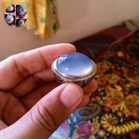 Gambar Natural Biru Langit Origin Baturaja Ring Perak dari Djakie Gemstone undefined 1 Tokopedia