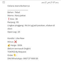Gambar Celana second - celana panjang original second - celana jeans pria dari FAE THRIFT undefined 2 Tokopedia
