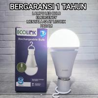 Gambar ECOLINK LAMPU EMERGENCY LED BULB 8W 8 WATT MAGIC CAS CHARGE SENTUH SNI dari M QUEEN undefined 1 Tokopedia