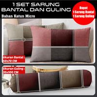 Gambar Sarung Bantal Dan Guling 1 Set Bahan Termurah Bahan Katun Motif - Silva Tosca dari Berrbi Shop_NEW undefined 4 Tokopedia