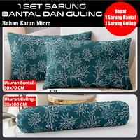 Gambar Sarung Bantal Dan Guling 1 Set Bahan Termurah Bahan Katun Motif - Silva Tosca dari Berrbi Shop_NEW undefined 5 Tokopedia