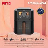 Gambar MITO AF6 Air Fryer AF 6 Smart AI-Fryer Digital, Low Watt, 5L Semi Transparan, Touch Screen LED - Hitam dari Violet Superstore undefined 2 Tokopedia
