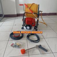 Gambar MESIN SPRAYER PORTABLE 4 TAK KOMPLIT SELANG 100 METER + 2 STIK SEMPROT KABUT - 50 Meter dari Sinar Bintang Bersama undefined 3 Tokopedia