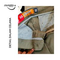 Gambar Celana Caesar Panjang Pria Slimfit Size 29-40 Kecil Besar - Hitam, 31 dari Northsideofficial undefined 3 Tokopedia