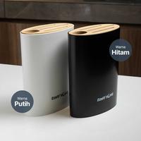 Gambar Tempat Penyimpanan Pisau Dapur/Wadah Pengering Pisau Multifungsi - Putih dari MALL-AKU undefined 2 Tokopedia