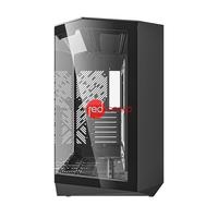 Gambar DARKFLASH DY470 ATX PC Case [NO FAN] - CASING PC - Hitam dari Redcomp undefined 4 Tokopedia