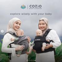 Gambar Gendongan Bayi Mshape 4 Posisi Menggendong SNI Cozio - Black, Gendongan + TDP dari Bayiku.id Store Jakarta undefined 4 Tokopedia