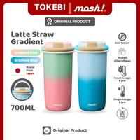 Gambar Mosh Latte Straw Gradient Tumbler - Botol Minum Stainless Steel 700ml - Blue dari TOKEBI Official undefined 1 Tokopedia
