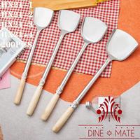 Gambar Sodet Sutil STAINLESS gagang KAYU TEBAL HIGH QUALITY Spatula - No.2 dari King of Dapur undefined 2 Tokopedia