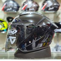 Gambar Helm GM G1 Solid All Varian Warna Original TERBARU | GM G1 Polos White Putih Black Hitam Dim Grey Abu Gloss Doff Emerald Sage Green Hijau Cream Pink Kembaran NHK N1 ELITE - Dim Grey, XL dari ynbstore undefined 2 Tokopedia