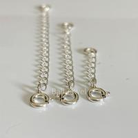 Gambar Chain Extention Silver / Rantai extender Sterling Silver 925 / Rantai sambungan gelang kalung 7 cm dari Bali-Jewel undefined 4 Tokopedia