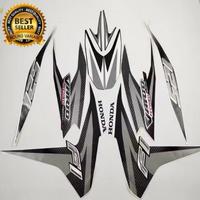 Gambar Stiker Striping Body Motor Honda Vario Techno 125 Fi 2012 Putih Abu - Merah dari TwinRR Striping Motor undefined 2 Tokopedia