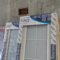 Gambar pintu upvc kamar mandi dapur eden minimalis putih coklat dari cahaya jaya keramik undefined 3 Tokopedia