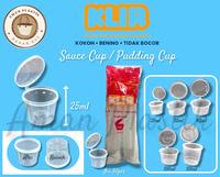 Gambar KLIR SAUCE CUP PUDDING GELAS AGAR / SAOS / SAUCE TUTUP SAMBUNG 25ML 35ML 60ML 100ML 150ML - 35ML dari AMAN JAYA PLASTIK undefined 2 Tokopedia