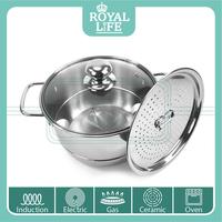 Gambar Royal Life Stainless Panci Kukus Dandang 20 cm / Steamer Kukusan 20 cm dari Royal Life Store undefined 3 Tokopedia