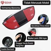 Gambar AM-19 Spion Pintu Blind Spot Mobil Cermin Kaca Samping Tambahan Baris Tengah Titik buta mobil sudut lebar Adjustable Wide View Jangkauan Luas ACP-200 dari Sentosa Sukses Store undefined 5 Tokopedia