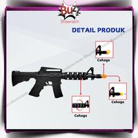 Gambar Tembakan Anak M16 Mainan Lampu Sound Cahaya Gun Mi6 Electic dari Buzzshowroom undefined 5 Tokopedia