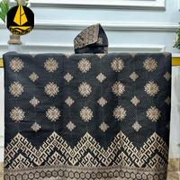 Gambar SET TANJAK DAN SARUNG SONGKET ASLI MELAYU RIAU - Burgundy gold1 dari Budak Melayu Riau undefined 4 Tokopedia