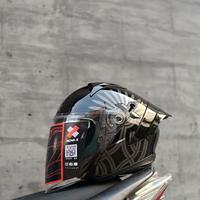 Gambar HELM JPX NOVA X V2.0 BLACK N9 NUSANTARA IKN, PAKET SPOILER, DOBLE VISOR, SLOT INTERCOM, ORIGINAL Motorcycle - PAKET SPOILER, M dari KA&KA HELMET undefined 2 Tokopedia