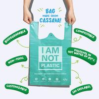 Gambar Cassava Bag - Kantong Singkong - Plastik Ramah Lingkungan (T-shirt L) dari Avani Eco Bali undefined 3 Tokopedia
