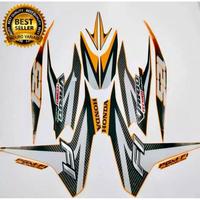 Gambar Stiker Striping Body Motor Honda Vario Techno 125 Fi 2012 Putih Abu - Merah dari TwinRR Striping Motor undefined 5 Tokopedia