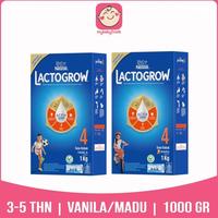 Gambar LACTOGROW 3 4 VANILA MADU SUSU PERTUMBUHAN ANAK 1-3 TAHUN 3-5 THN 1Kg - LACGR3 VANILA dari babyju undefined 2 Tokopedia